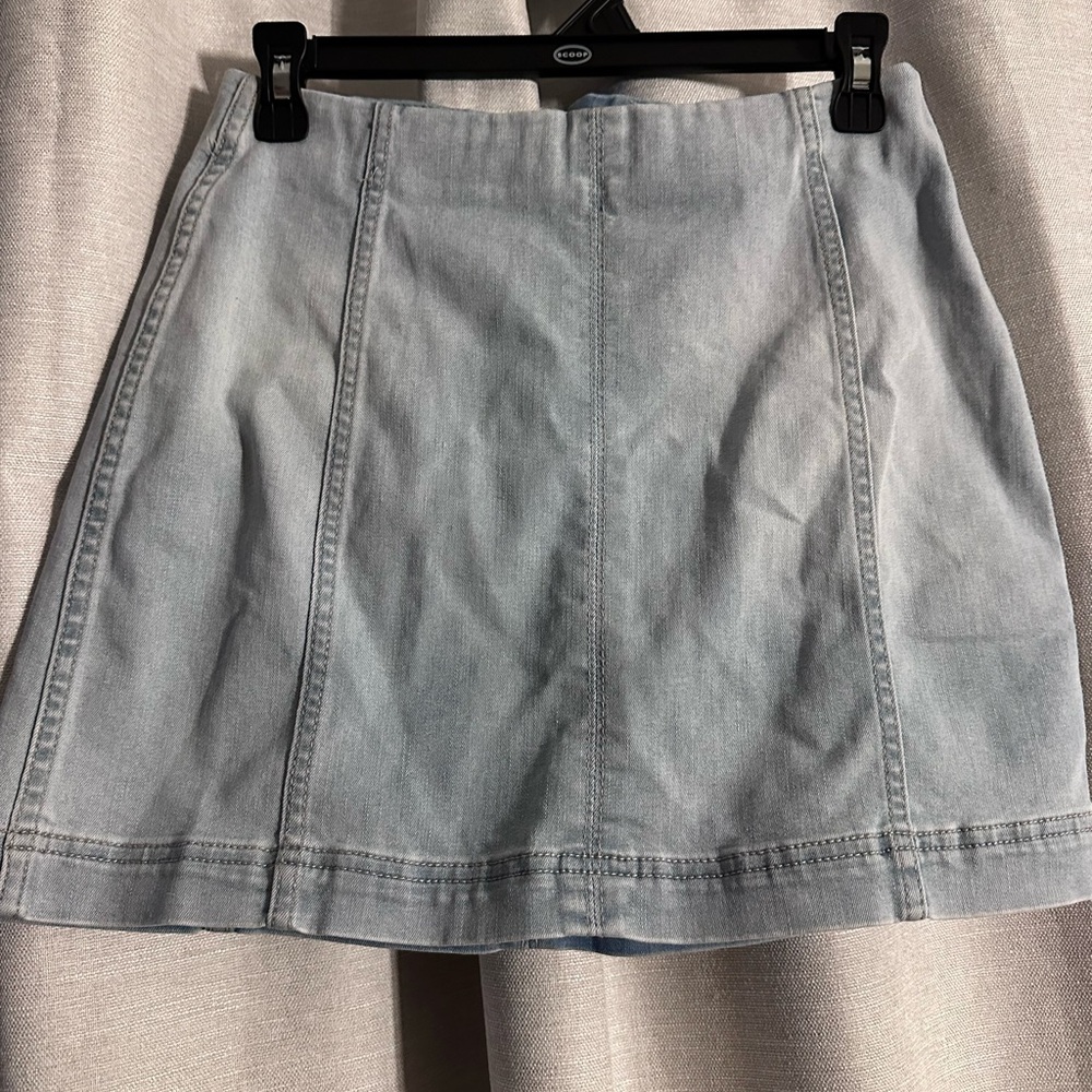 Wild Fable Light Wash Denim Mini Skirt